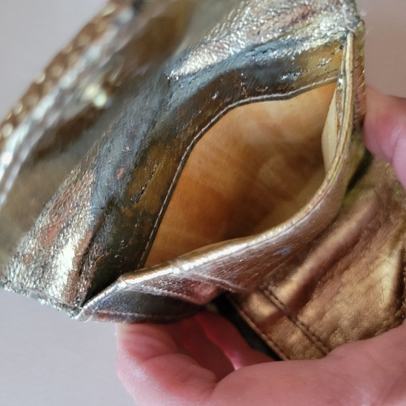 Vintage Gold Mesh Small Wallet ~ Whiting & Davis Style ~ Retro ~ Date Night ~ - Picture 12 of 15